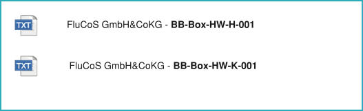 FluCoS GmbH&CoKG - BB-Box-HW-K-001 FluCoS GmbH&CoKG - BB-Box-HW-H-001